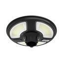 V-TAC Solar Sensor Luz Jardín - IP65 Impermeable - Negro - 10W - 1500 Lúmenes - 4000K