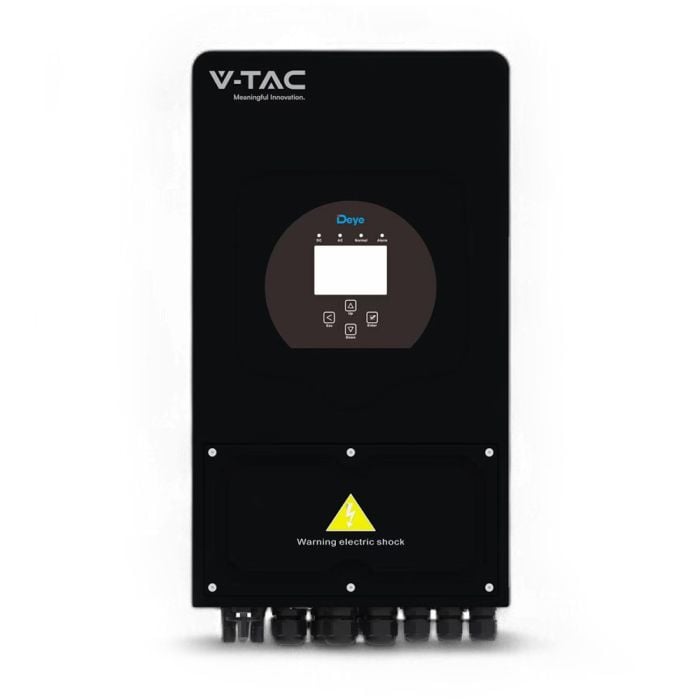 V-TAC Trifásico - Inversor Híbrido - IP65 Estanco - 15kW - Negro