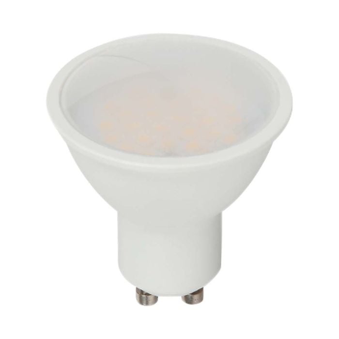V-TAC LED Dicroica - GU10 - Lente 100° - IP20 - Blanco Lechoso - 2.9W- 250 Lumens - 3000K