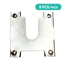 V-TAC Paneles Solares - Accesorios de Estructura - Placa de Tierra - 8 Piezas/Paquete