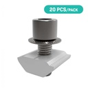 V-TAC Paneles Solares - Accesorios de Estructura - Tuerca TT - 20 Piezas/Paquete