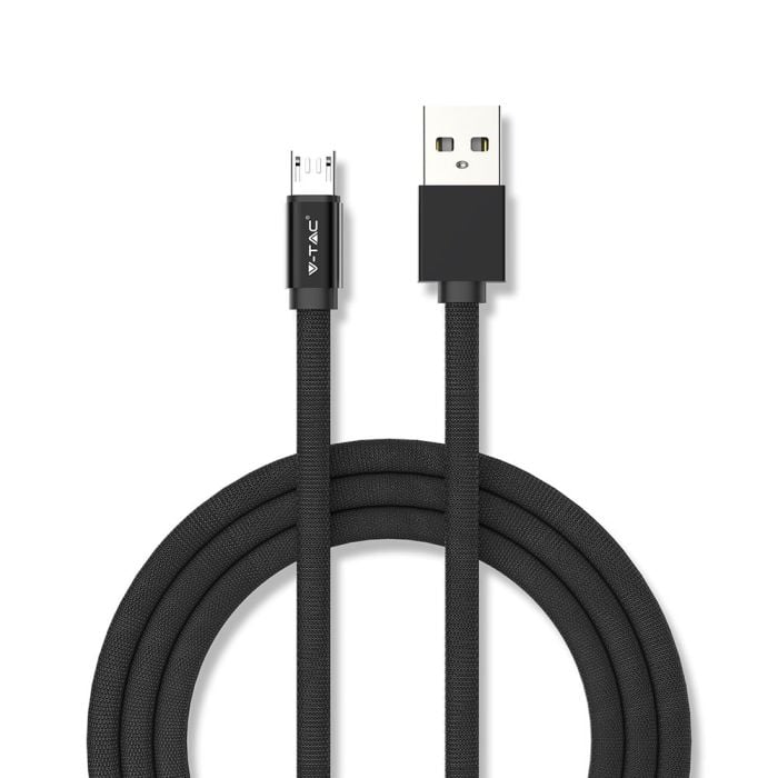 Cable USB V-TAC - Serie Ruby - Negro