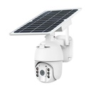 Cámara solar inteligente - IP65 - Blanca - WiFi - PTZ