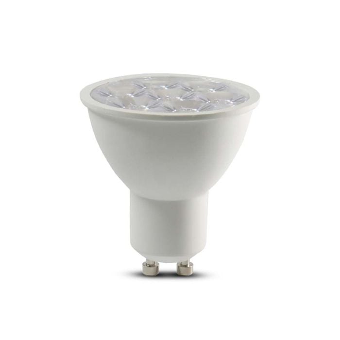 V-TAC LED Dicroica - Samsung - GU10 - Lente 10° - Blanco - 6W - 445 Lumens - 4000K