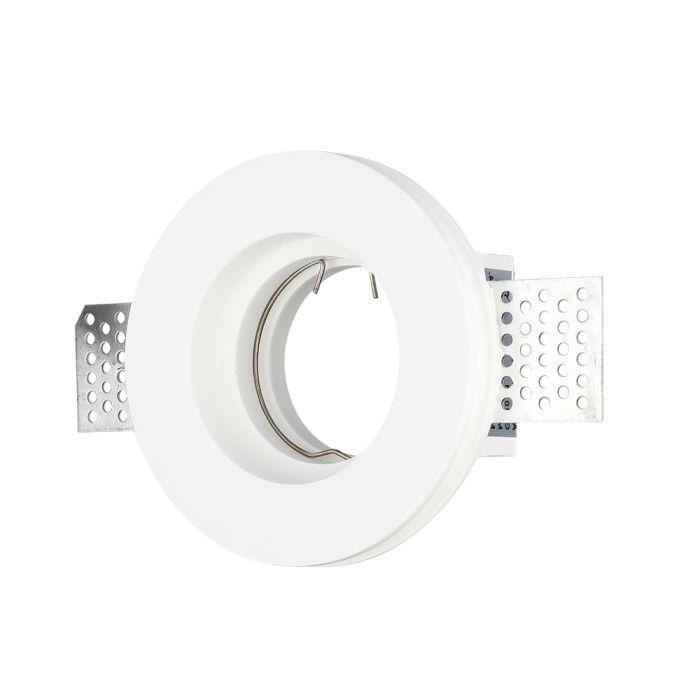 V-TAC LED Aro redondo - Empotrable - GU10 - IP20 - Blanco