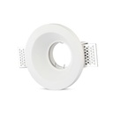 V-TAC LED Aro redondo - Empotrable - GU10 - IP20 - Blanco