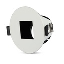 V-TAC LED Aro redondo - Empotrable - GU10 - IP20 - Blanco + Negro