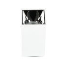 V-TAC Aro cuadrado LED - Accesorios de Superficie - GU10 - IP20 - Blanco + Cromo