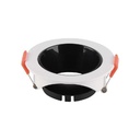 V-TAC LED Aro redondo - Empotrable - GU10 - IP20 - Blanco + Negro