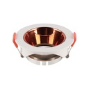 V-TAC LED Aro redondo - Empotrable - GU10 - IP20 - Blanco + Oro Rosa