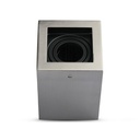 V-TAC LED Aro cuadrado- Accesorios de superficie - GU10 - IP20 - Satin Nikcle