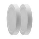 Mini panel LED V-TAC - Superficie retroiluminada - IP20 - Blanco - 6W - 660 Lúmenes - 6500K - Pack de 2