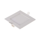 Mini panel LED cuadrado V-TAC - Serie Premium - IP20 - Blanco - 6W - 490 Lúmenes - 6400K