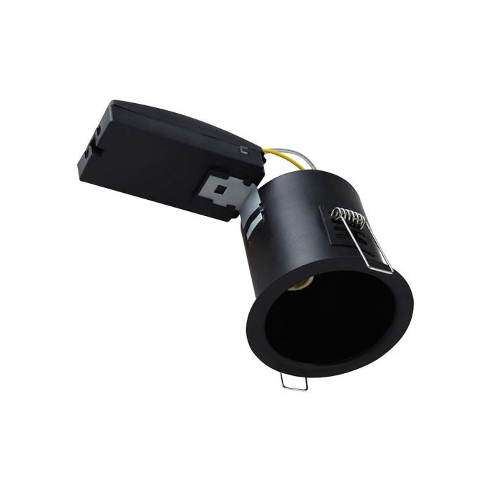Lámpara empotrada LED - Push and Lock - Can Bezel Fittings - IP20 - Negro