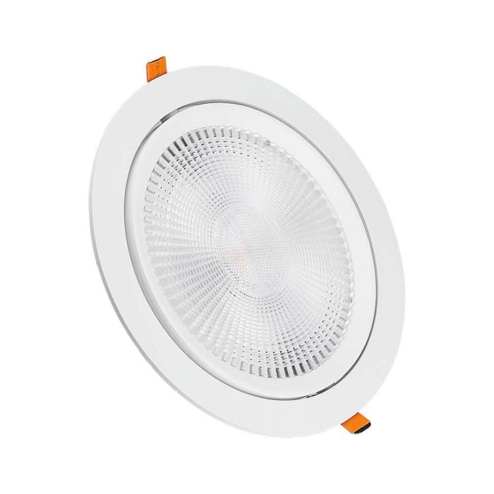 V-TAC LED Foco empotrable Ajustable - Samsung - IP20 - Blanco - 30W - 3040 Lumens - 3000K