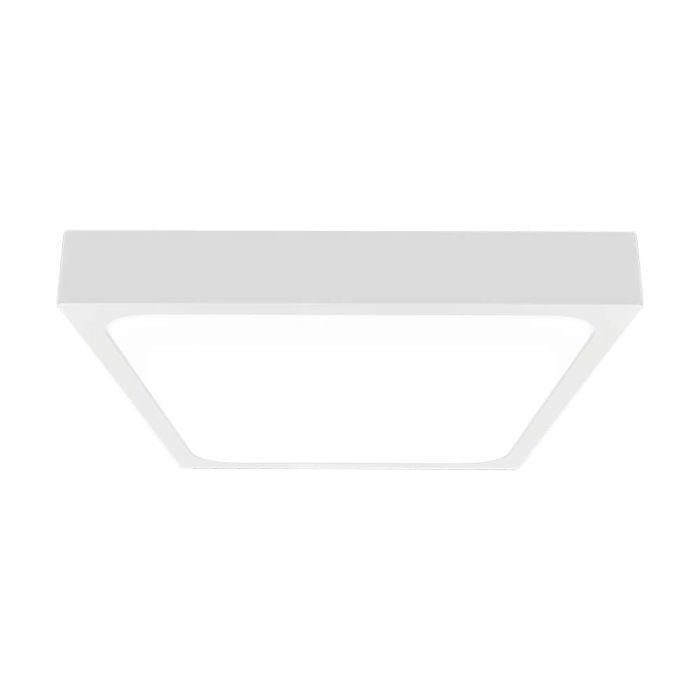 V-TAC LED Plafón cuadrado - Sensor Microondas - IP44 - Blanco - 18W - 1800 Lumens - 4000K - 225MM