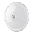LED Plafón redondo VTAC con sensor - Samsung - Sensor PIR - 290 mm - IP20 - Branco - 12 W - 900 lúmenes - 6400 K