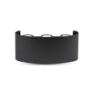 Aplique LED Semi Ovalado V-TAC - Bridgelux - Negro - IP54 - 6W - 540 Lumens - 3000K