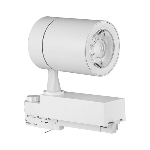 [211255] V-TAC LED COB Foco de carril - IP20 - Blanco - 35W- 3000 Lumens - 3000K