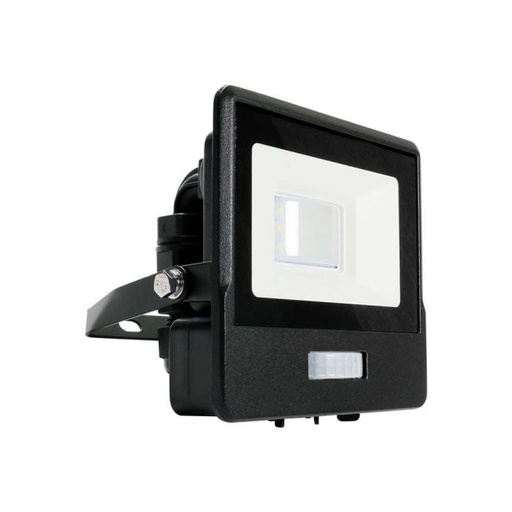 [20257] Proyector LED V-TAC - Samsung - Sensor PIR - Impermeable IP65 - Negro - 10W - 735 Lumens - 4000K
