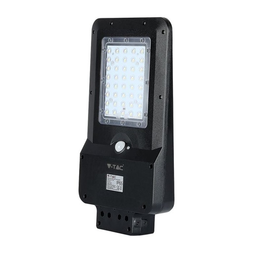 [8548] V-TAC Farola Solar - IP65 Impermeable - Negra - 15W - 1600 Lumens - 6000K