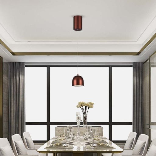 [7997] V-TAC Lámpara de Techo de Diseño - IP20 - Cuerpo Marrón - 8.5W- 850 Lumens - 3000K