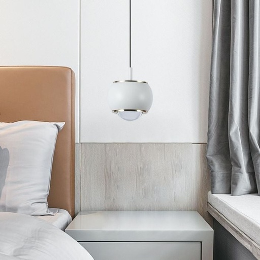 [10080] V-TAC Luz de Techo de Diseño - IP20 - Cuerpo Blanco - 9W- 1000 Lumens - 3000K