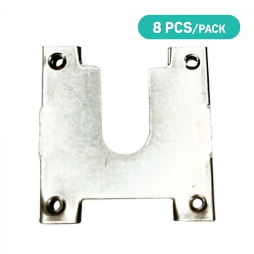 [11395] V-TAC Paneles Solares - Accesorios de Estructura - Placa de Tierra - 8 Piezas/Paquete