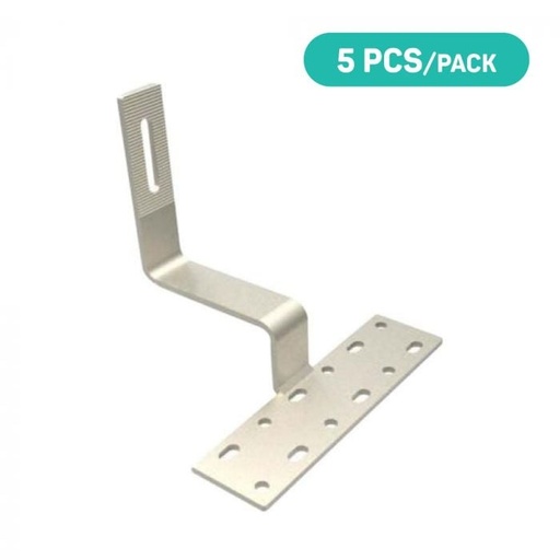 [11391] V-TAC Paneles Solares - Accesorios de Estructura - Gancho de Azotea - 5 Pcs/Pack