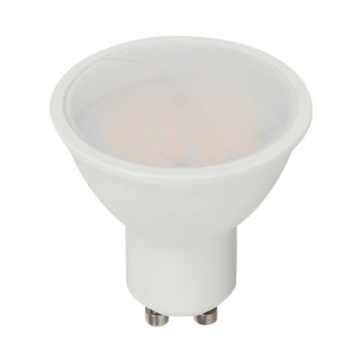 [2987] V-TAC LED Dicroica - GU10 - Lente 100° - IP20 - Blanco Lechoso - 2.9W- 250 Lumens - 3000K