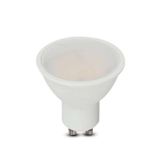 [21201] Dicróica LED V-TAC - Samsung - GU10 - Lente 110° - IP20 - Blanco Lechoso - 4.5W - 400 Lúmenes - 3000K