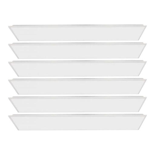 [23147] Paneles LED Alto Lumen - 120 x 30 - 120lm/w - IP20 - 40W- 4800 Lumens - 4000K  - Pack de 6